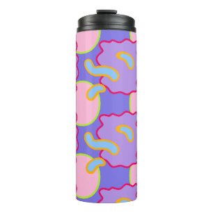 Mod Pastelbläschen und Blobusblasen Thermosbecher