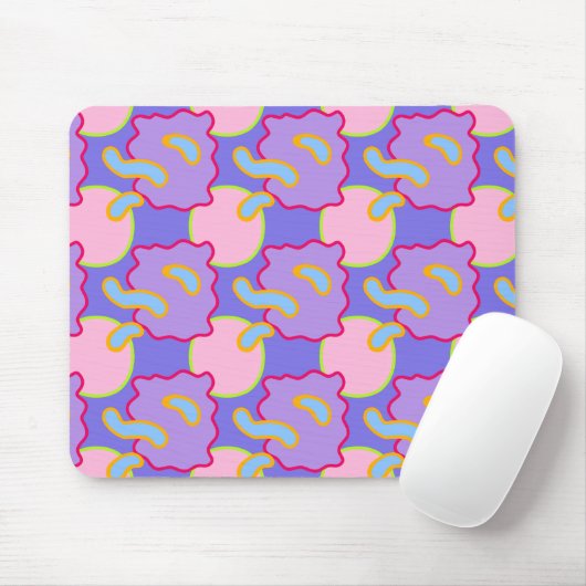 Mod Pastelblasen und -lobs Mousepad (Mit Mouse)