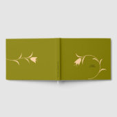 MOD PEACH & OLIVE TULIP WEDD GÄSTEBUCH (Voll)