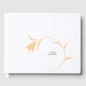 MOD PEACH TULIP WEDDING GÄSTEBUCH (Vorderseite)