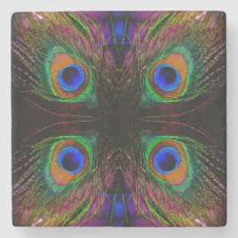 Mod Peacock Steinuntersetzer