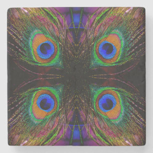 Mod Peacock Steinuntersetzer