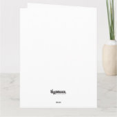 Mod Peppermint Stripe Merry alles Karte (Rückseite)