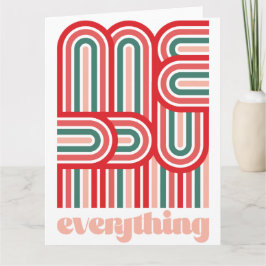 Mod Peppermint Stripe Merry alles Karte