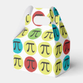 Mod Pi Day - farbenfrohe Pi-Symbolzirkel Geschenkschachtel (Vorderseite)