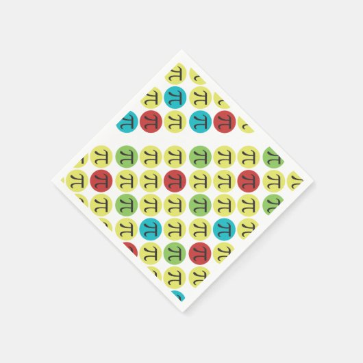 Mod Pi - Happy Pi Day Party liefert Papier Napkins Serviette (Ecke)
