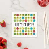 Mod Pi - Happy Pi Day Party Paper Napkins Serviette (Beispiel)