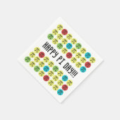 Mod Pi - Happy Pi Day Party Paper Napkins Serviette (Ecke)