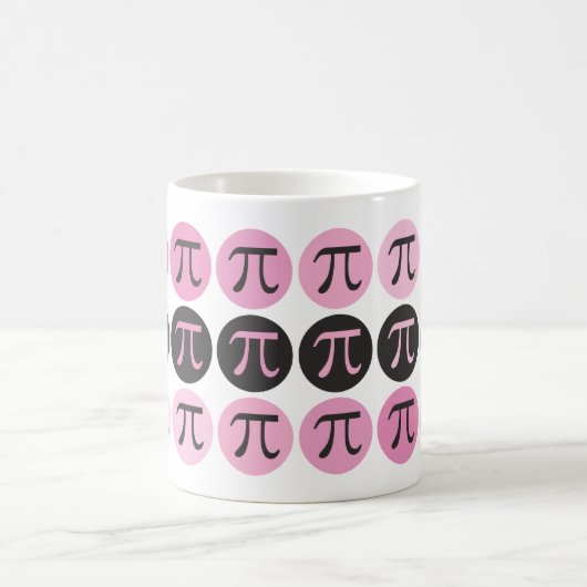 Mod Pi - Pink Pi Tasse (Mittel)