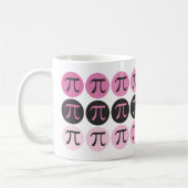 Mod Pi - Rosa Pi-Geschenktasse Kaffeetasse (Links)