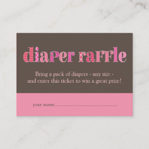 Mod Pink Babyduschduschmaschine Einhängevorrichtun Begleitkarte