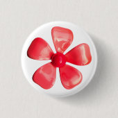 MOD PINK Blume Button - Bouquet Spring Summer Gard (Vorderseite)