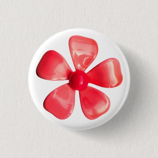 MOD PINK Blume Button - Bouquet Spring Summer Gard (Vorderseite)