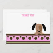 Mod Pink Puppy Theme Flat Danke, dass ihr Notizen (Vorne/Hinten)