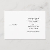 MOD PINK TULIP WEDDING BEGLEITKARTE (Vorderseite)