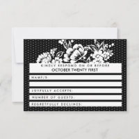 Mod Polka Dots UAWG Wedding Card für Farbblockieru