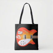 Mod Pop Art Electric Air Guitar Tasche (Vorderseite)