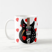Mod Pop Art Liebe Herzlich Willkommen Kaffeetasse (Links)