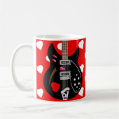 Mod Pop Art Liebe Herzlich Willkommen Kaffeetasse (Links)