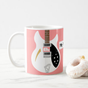 Mod-Pop-Kunst-Gitarre Kaffeetasse