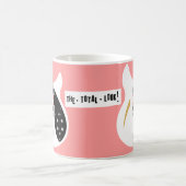 Mod-Pop-Kunst-Gitarre Kaffeetasse (Mittel)