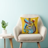 Mod-Pop-Kunst Whaam Gitarre Kissen (Stuhl )