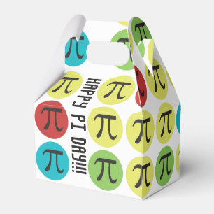 Mod-PU-Tag - bunte PU-Symbol-Kreise Geschenkschachtel
