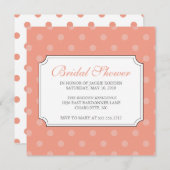 {Mod-Quadrat} Brautparty Einladung (Vorne/Hinten)