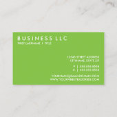 Mod Quadrate Terminkarte (grün) (Rückseite)