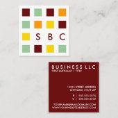 Mod Quadratische Visitenkarte (Vorne/Hinten)