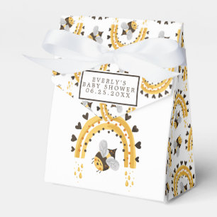 Mod Rainbow Bumblebee Honey Bee Baby Shower Geschenkschachtel