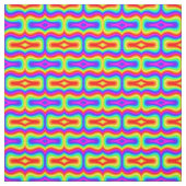 Mod Rainbow Stoff (Muster)