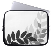 Mod-Reben in Schwarz und Weiß Laptopschutzhülle (Vorderseite)