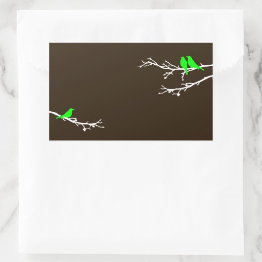 Mod Rechteckiger Aufkleber (Tasche)