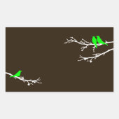 Mod Rechteckiger Aufkleber (Vorderseite)