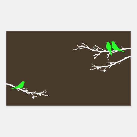 Mod Rechteckiger Aufkleber (Vorderseite)