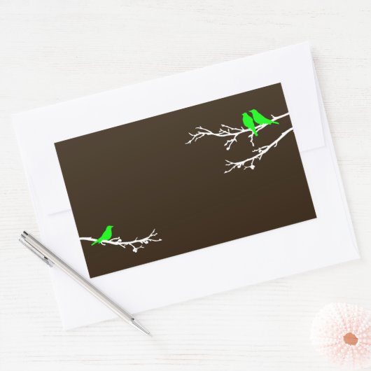 Mod Rechteckiger Aufkleber (Umschlag)