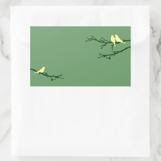 Mod Rechteckiger Aufkleber (Tasche)