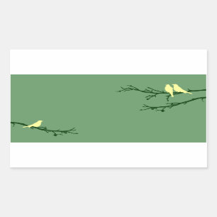 Mod Rechteckiger Aufkleber