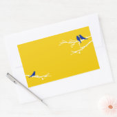 Mod Rechteckiger Aufkleber (Umschlag)