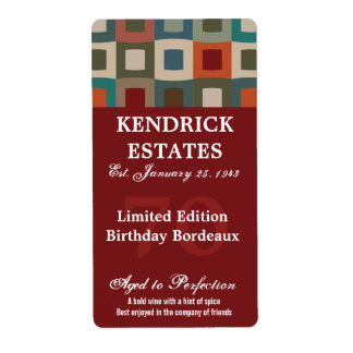 Mod Red Birthday Wine (375 ml)