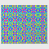 Mod Regenbogen 3 Geschenkpapier (Flach)