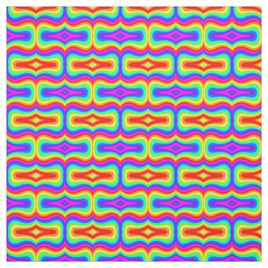 Mod Regenbogen Stoff (Muster)