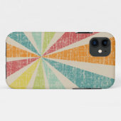 Mod-Regenbogensun-Explosiongrunge-rustikales Case-Mate iPhone Hülle (Rückseite (Horizontal))