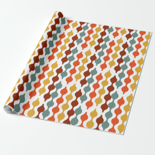 Mod Retro 1960er Jahre Vintage Spaß Boho Bohemian Geschenkpapier