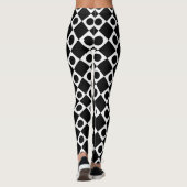 Mod Retro 60er Black Leggings (Rückseite)