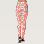 Mod Retro 60er Cantaloupe Leggings (Rückseite)
