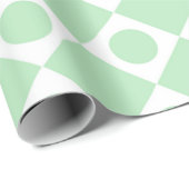 Mod Retro 60er Mint Geschenkpapier (Rolleneckpunkt)