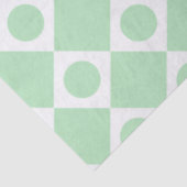 Mod Retro 60er Mint Seidenpapier (Detail)