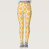 Mod Retro 60er Mustard Leggings (Vorderseite)